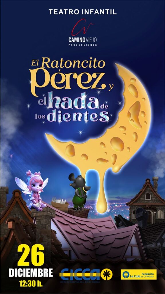 Cartel vertical Ratoncito Pérez - CICCA 2024