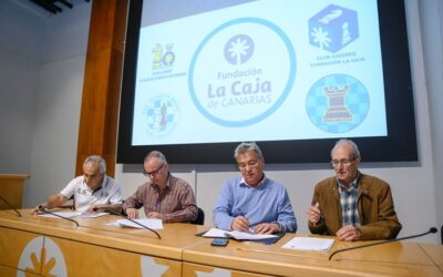 La Fundación La Caja de Canarias renueva su apoyo económico al Ajedrez de Gran Canaria