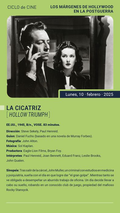 CICLO CINE - Febrero 2025 - La Cicatriz