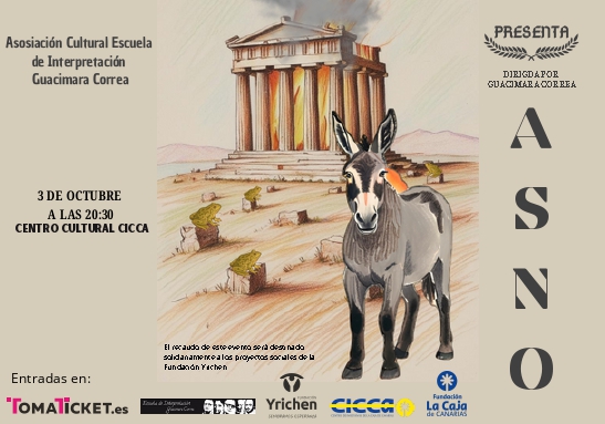 Asno. Organizado por la Fundación Yrichen