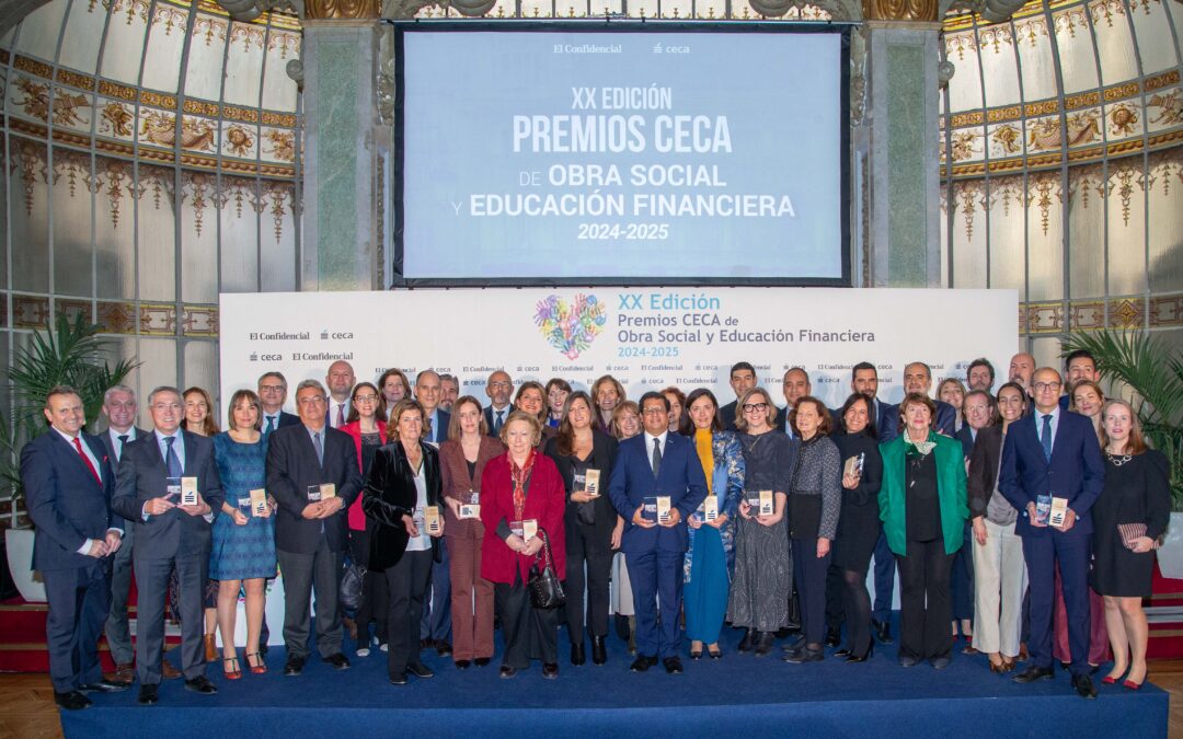 CECA reconoce las mejores iniciativas de Obra Social y Educación Financiera en sus Premios 2025